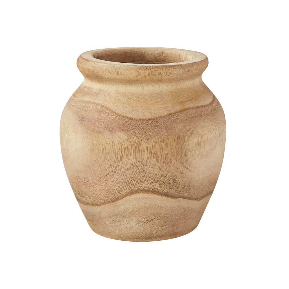 گلدان چوبی دست ساز